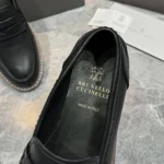 Мужские лоферы Brunello Cucinelli чёрного цвета, артикул 346021 — фото 7
