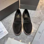 Мужские лоферы Brunello Cucinelli цвета хаки, артикул 346024 — фото 2