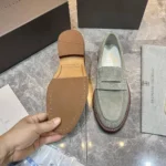 Мужские лоферы Brunello Cucinelli серого цвета, артикул 346025 — фото 9