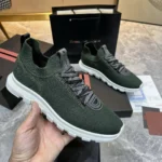 Мужские кроссовки Zegna тёмно-синего цвета, артикул 346030 — фото 5