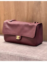 Женская сумка Chanel бордового цвета, артикул 344225