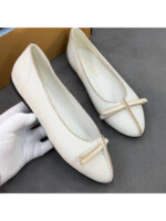 Женские балетки Prada белого цвета, артикул 344270