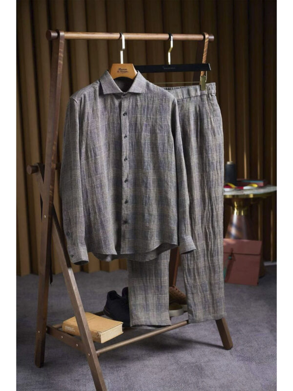 Льняной костюм ZEGNA