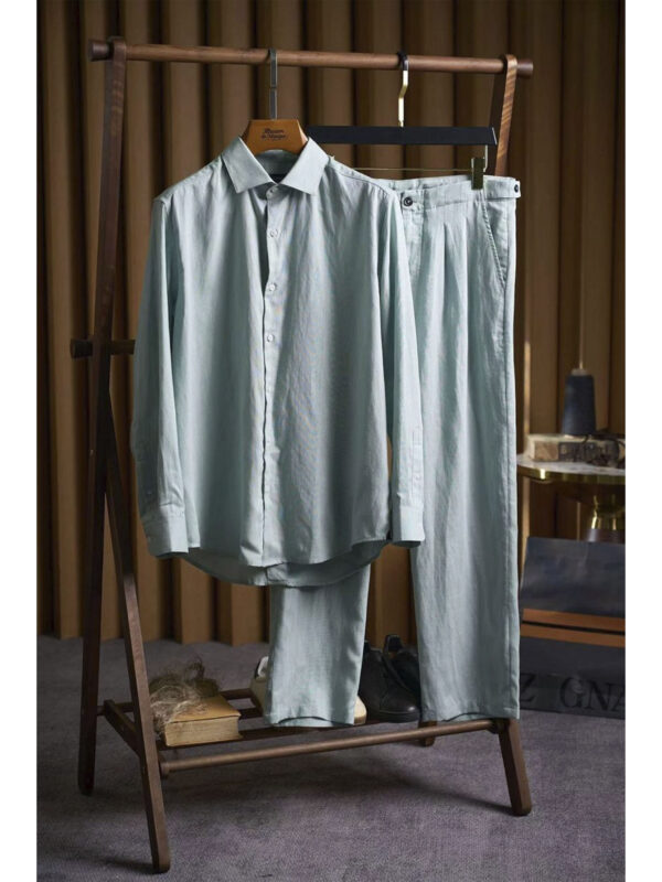 Льняной костюм ZEGNA