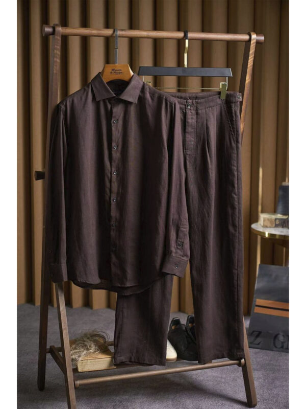 Льняной костюм ZEGNA