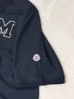 Мужское поло Moncler чёрного цвета, артикул 344074 — фото 4