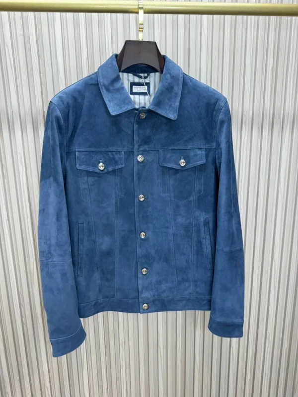Куртка BRUNELLO CUCINELLI из натуральной замши
