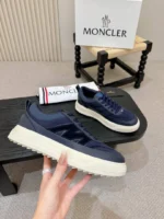 Мужские кроссовки Moncler тёмно-синего цвета, артикул 344162 — фото 4