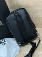 Мужская сумка мессенджер MONTBLANC чёрного цвета, артикул 344204 — фото 2