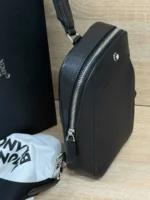 Мужская сумка мессенджер MONTBLANC чёрного цвета, артикул 344204 — фото 3