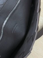 Мужская сумка мессенджер Bottega Veneta чёрного цвета, артикул 344209 — фото 7