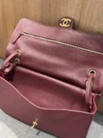 Женская сумка Chanel бордового цвета, артикул 344225 — фото 4