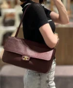 Женская сумка Chanel бордового цвета, артикул 344225 — фото 5