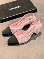 Женские туфли Chanel розового цвета, артикул 344314