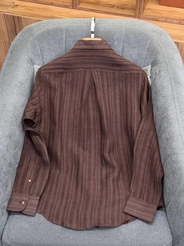 Льняная рубашка KITON — фото 2