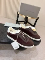 Мужские кеды Brunello Cucinelli коричневого цвета, артикул 344385