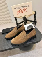 Мужские лоферы Dolce Gabbana коричневого цвета, артикул 344394 — фото 2
