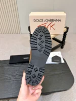 Мужские лоферы Dolce Gabbana коричневого цвета, артикул 344394 — фото 9