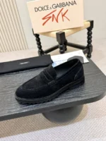 Мужские лоферы Dolce Gabbana чёрного цвета, артикул 344395 — фото 7