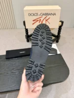 Мужские лоферы Dolce Gabbana тёмно-синего цвета, артикул 344396 — фото 9