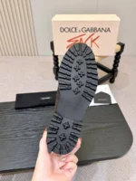 Мужские лоферы Dolce Gabbana цвета хаки, артикул 344398 — фото 9