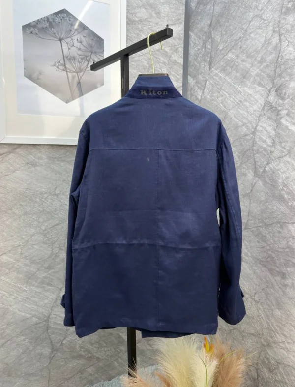 Льняная ветровка KITON — фото 2