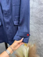 Мужская ветровка Kiton тёмно-синего цвета, артикул 344404 — фото 7