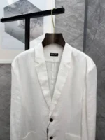 Мужской костюм Zegna белого цвета, артикул 344419 — фото 7