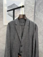 Мужской костюм Zegna серого цвета, артикул 344420 — фото 7