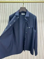 Мужской костюм Brunello Cucinelli тёмно-синего цвета, артикул 344428 — фото 3
