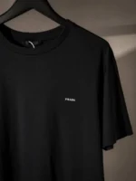 Мужская футболка Prada чёрного цвета, артикул 344445 — фото 3