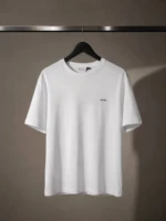 Мужская футболка Prada чёрного цвета, артикул 344447