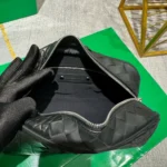 Мужской несессер Bottega Veneta чёрного цвета, артикул 344466 — фото 6