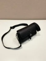 Мужская сумка мессенджер Prada чёрного цвета, артикул 344473 — фото 4