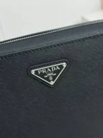 Мужской клатч Prada тёмно-синего цвета, артикул 344475 — фото 7