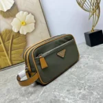 Мужской несессер Prada цвета хаки, артикул 344481 — фото 3