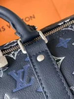 Мужская дорожная сумка Louis Vuitton тёмно-синего цвета, артикул 344489 — фото 7