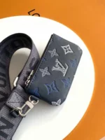 Мужская сумка мессенджер Louis Vuitton тёмно-синего цвета, артикул 344496 — фото 6