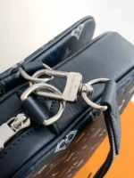 Мужская сумка мессенджер Louis Vuitton тёмно-синего цвета, артикул 344496 — фото 7