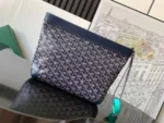 Мужской клатч Goyard тёмно-синего цвета, артикул 344502 — фото 2