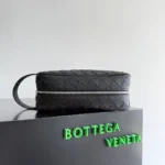 Мужской несессер Bottega Veneta чёрного цвета, артикул 344505 — фото 5