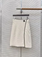 Женская юбка Chanel белого цвета, артикул 344516