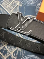 Мужской ремень Louis Vuitton чёрного цвета, артикул 344574 — фото 3