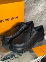 Мужские дерби Louis Vuitton чёрного цвета, артикул 344575