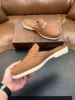 Мужские мюли Stefano Ricci оранжевого цвета, артикул 344662 — фото 3