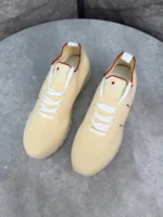 Мужские кроссовки Kiton кремового цвета, артикул 344673 — фото 3
