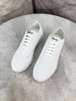 Мужские кроссовки Kiton белого цвета, артикул 344676