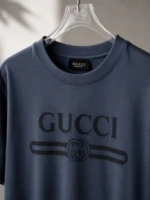 Мужская футболка Gucci тёмно-синего цвета, артикул 344683 — фото 3