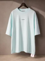 Мужская футболка Acne Studios голубого цвета, артикул 344686