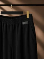 Мужские штаны Balenciaga чёрного цвета, артикул 344688 — фото 3